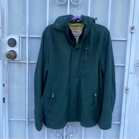 Rose Pistol women’s L hooded jacket zipper & snap close vintage fit mesh lining - Picture 4 of 8